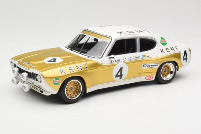 Ford Capri Mk1 RS 2600 #4 W. Frank / K. Fritzinger Kent Frami Racing 24 Hours of Spa 1972 Minichamps 1:18 155728504 Druckguss