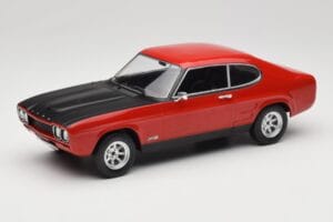 Ford Capri Mk1 RS 2600 Rot mit Schwarzer Haube MCG 1:18 MCG18538 Druckguss