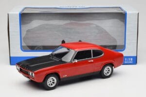 Ford Capri Mk1 RS 2600 Rot mit Schwarzer Haube MCG 1:18 MCG18538 Druckguss — Bild 6 von 6