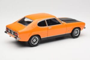 Ford Capri Mk1 RS 2600 Signal Orange Schwarz Minichamps 1:18 150089077 Druckguss — Bild 3 von 8