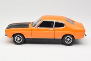 Ford Capri Mk1 RS 2600 Signal Orange Schwarz Minichamps 1:18 150089077 Druckguss — Bild 4 von 8