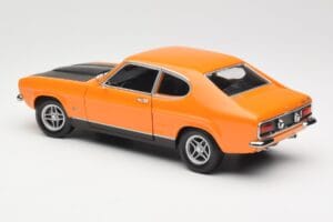 Ford Capri Mk1 RS 2600 Signal Orange Schwarz Minichamps 1:18 150089077 Druckguss — Bild 7 von 8