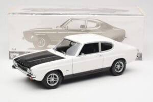 Ford Capri Mk1 RS 2600 Weiß Schwarz Minichamps 1:18 150089078 Druckguss — Bild 8 von 8