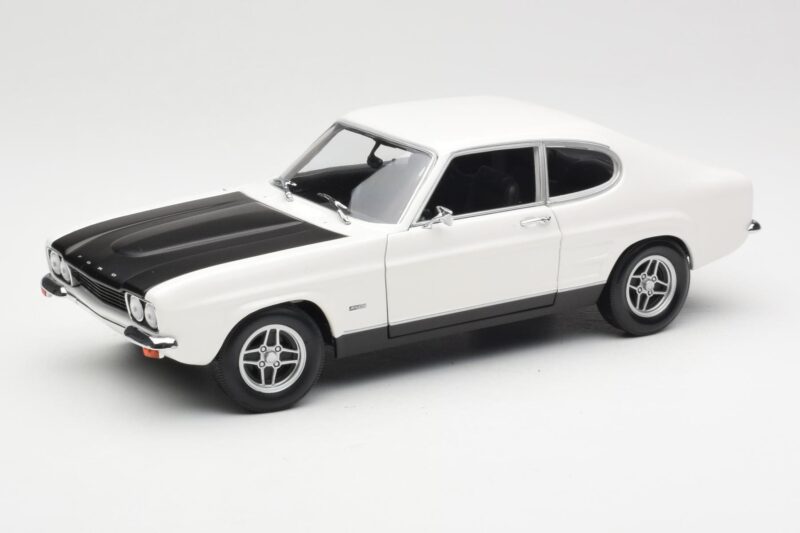 Ford Capri Mk1 RS 2600 Weiß Schwarz Minichamps 1:18 150089078 Druckguss