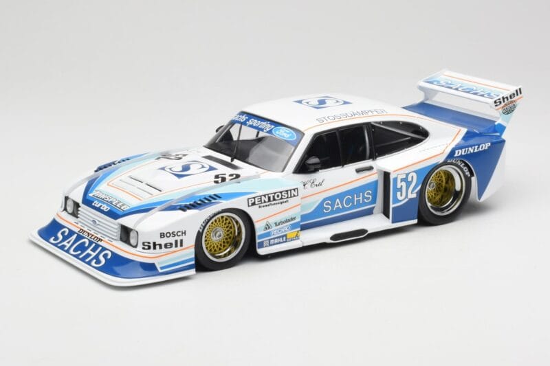 Ford Capri Group 5 #52 Sachs H. Ertl DRM Zolder 1980 MCG 1:18 MCG18801R Druckguss