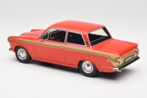 Ford Cortina Lotus Red & Gold Stripe MCG 1:18 MCG18532 Druckguss — Bild 5 von 6