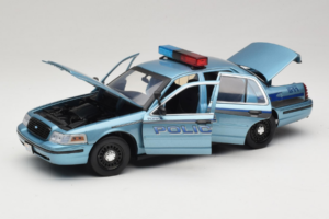 Ford Crown Victoria Police Cruiser Twilight Blue Greenlight 1:18 01643 Druckguss — Bild 2 von 8