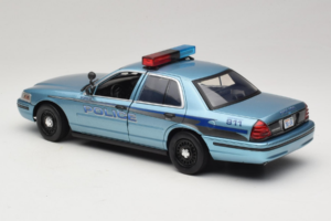 Ford Crown Victoria Police Cruiser Twilight Blue Greenlight 1:18 01643 Druckguss — Bild 7 von 8