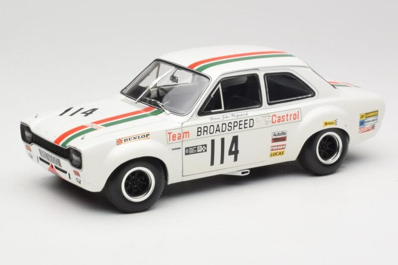 Ford Escort RS1600 #114 J. Fitzpatrick Team Broadspeed Castrol Race of Champions 1971 Minichamps 1:18 100718114 Druckguss