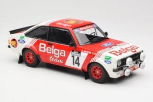 Ford Escort Mk2 RS 1800 #14 Droogmans / Joosten Belga 3rd Place Lotto Haspengouw Rally 1983 Minichamps 1:18 155838714 Druckgu — Bild 4 von 6
