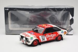 Ford Escort Mk2 RS 1800 #14 Droogmans / Joosten Belga 3rd Place Lotto Haspengouw Rally 1983 Minichamps 1:18 155838714 Druckgu — Bild 6 von 6