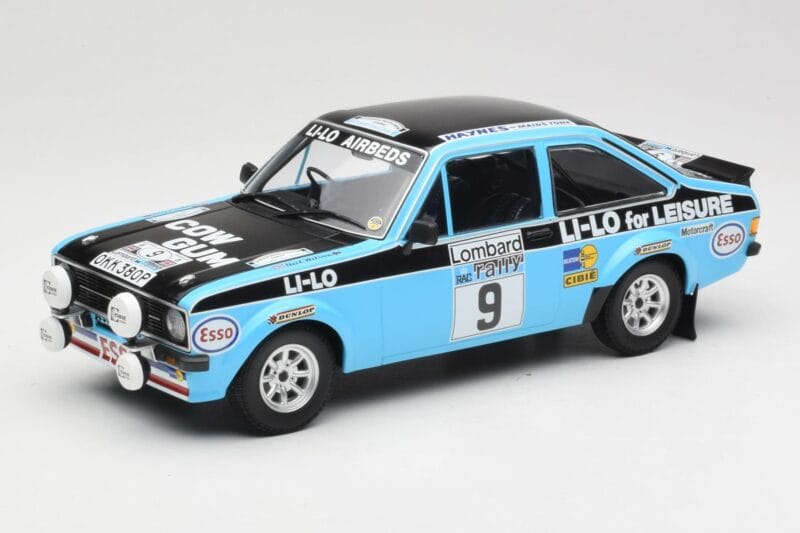 Ford Escort Mk2 RS 1800 #9 R. Clark / S. Wilson Li-Lo Equipe Esso Lombard RAC Rally 1978 Minichamps 1:18 155788709 Druckguss