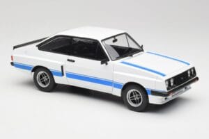 Ford Escort Mk2 RS 2000 X-Pack Diamond Weiß & Blau Stripe MCG 1:18 MCG18350 Druckguss — Bild 4 von 6