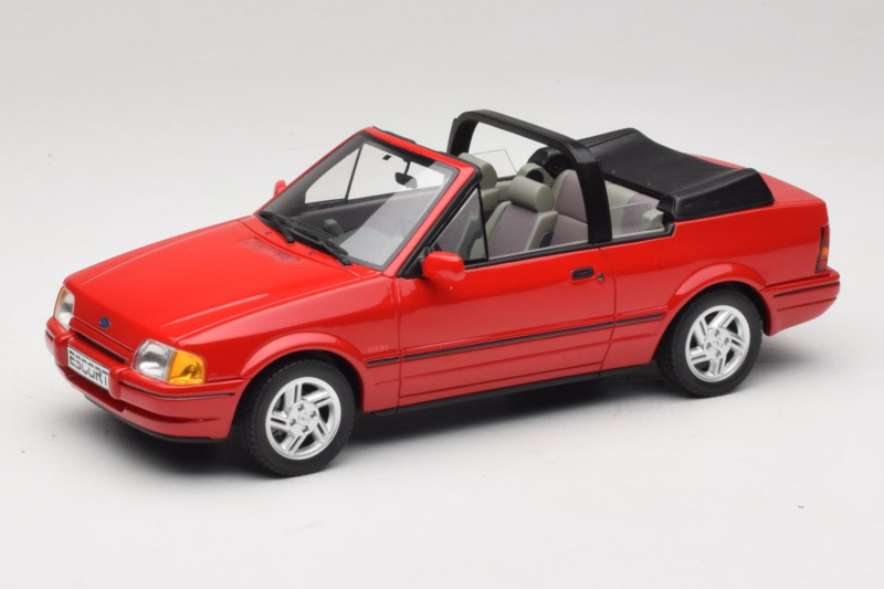 Ford Escort Mk4 XR3i Cabriolet Flamenco Red Otto 1:18 OT1254 Resin