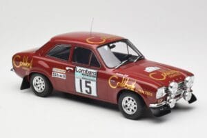Ford Escort RS 1600 Mk1 #15 M. Alen / I. Kivimäki RAC Rally 1974 IXO 1:18 18RMC047B Druckguss — Bild 4 von 6