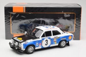 Ford Escort RS 1600 Mk1 #3 V. Preston Jr. / B. Smith Safari Rally 1973 IXO 1:18 18RMC075B Druckguss — Bild 6 von 6