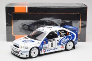 Ford Escort WRC #8 B. Thiry / S. Prevot RAC Rally 1998 IXO 1:18 18RMC170B Druckguss — Bild 6 von 6