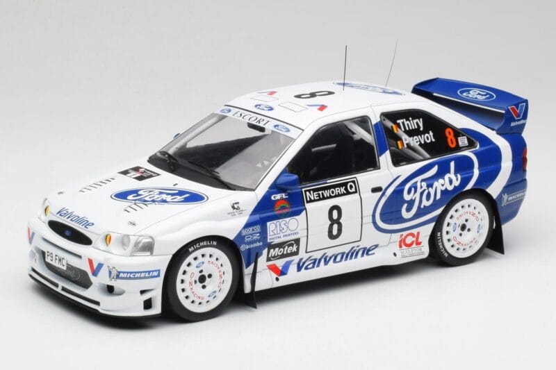 Ford Escort WRC #8 B. Thiry / S. Prevot RAC Rally 1998 IXO 1:18 18RMC170B Druckguss