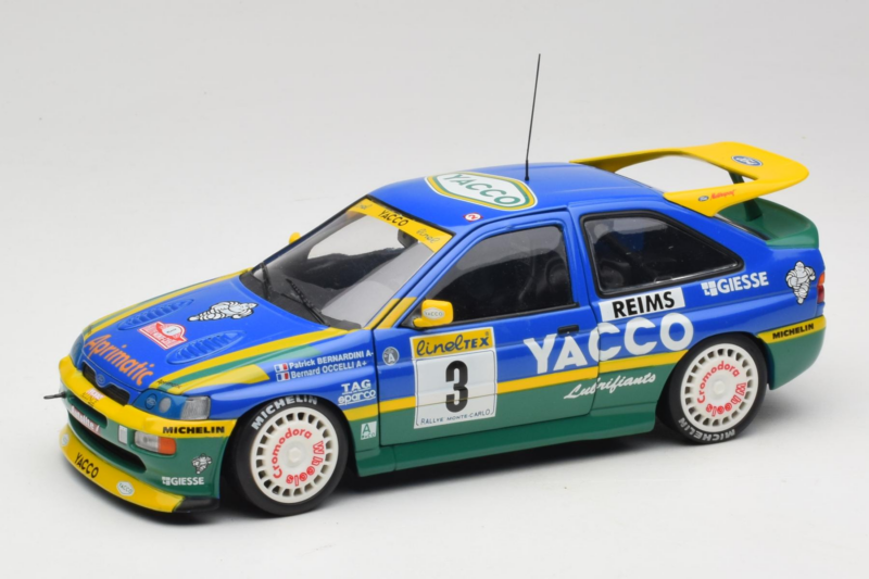 Ford Escort #3 Yacco L. Bernardini / B. Occelli Rally Monte Carlo Winners 1996 UT Models 1:18 180968203-R1 Druckguss