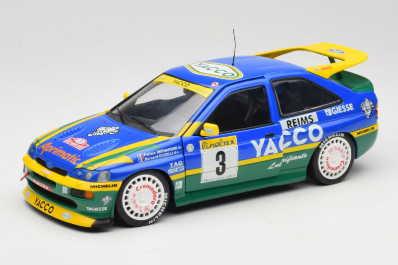 Ford Escort #3 Yacoo P. Bernardini / B. Occelli Rally Monte Carlo 1996 Winner UT Models 1:18 180968203 Druckguss