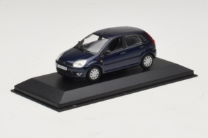 Ford Fiesta Mk5 4-Door Dunkelblau Minichamps 1:43 FIESTA001 Druckguss — Bild 2 von 4