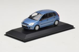 Ford Fiesta Mk5 4-Door Hellblau Minichamps 1:43 FIESTA002 Druckguss — Bild 2 von 4