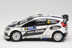 Ford Fiesta RS WRC #4 H. Solberg / C. Patterson Ford Rally Team Rally Finland 2012 Minichamps 1:18 151120804 Druckguss — Bild 3 von 6