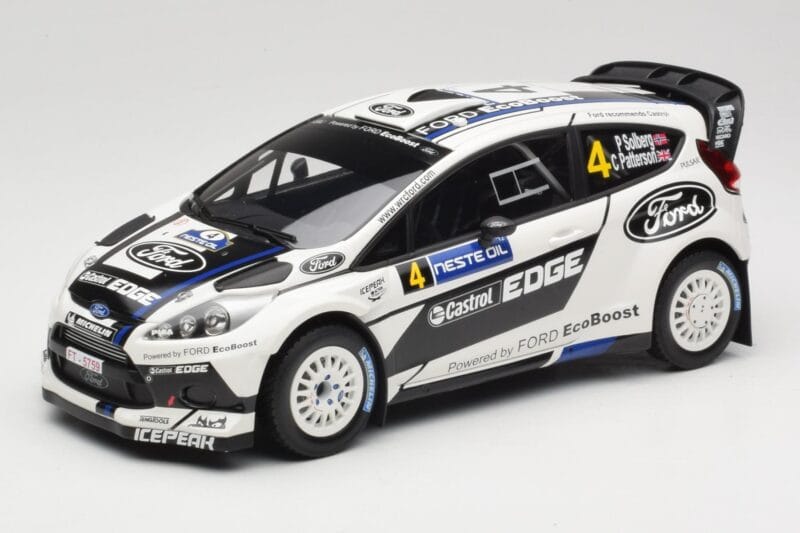 Ford Fiesta RS WRC #4 H. Solberg / C. Patterson Ford Rally Team Rally Finland 2012 Minichamps 1:18 151120804 Druckguss
