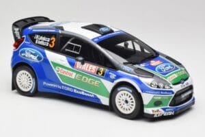 Ford Fiesta WRC #3 J-M. Latvala / M. Anttila Rally Great Britain Winner 2012 Minichamps 1:18 151120803 Druckguss — Bild 4 von 6