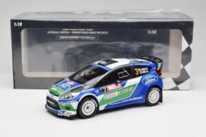 Ford Fiesta WRC #3 J-M. Latvala / M. Anttila Rally Great Britain Winner 2012 Minichamps 1:18 151120803 Druckguss — Bild 6 von 6