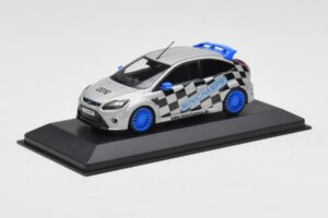 Ford Focus RS Mk2 Promo Blue Wheels Minichamps 1:43 FORD002 Druckguss — Bild 2 von 4