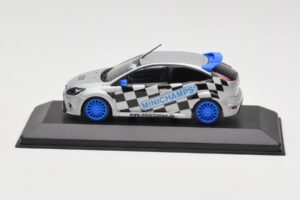 Ford Focus RS Mk2 Promo Blue Wheels Minichamps 1:43 FORD002 Druckguss