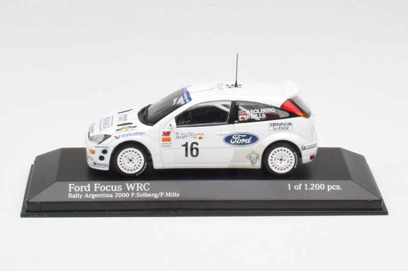 Ford Focus WRC Mk1 #16 P. Solberg / P. Mills Rally Argentina 2000 Minichamps 1:43 430008916 Druckguss