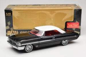 Ford Galaxie 500 Schwarz Sun Star 1:18 1442 Druckguss — Bild 8 von 8