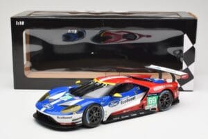 Ford GT GTE Chip Ganassi USA #69 R. Briscoe / R. Westbrook / S. Dixon 24 Hours of Le Mans 2016 Minichamps 1:18 155168669 Druc — Bild 6 von 6