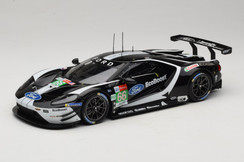 Ford GT GTE #66 O. Pla / S. Bourdais / R. Briscoe 24 Hours of Le Mans 2019 IXO 1:18 IXOSP-FGT18105 Druckguss