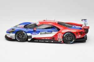 Ford GT #68 D. Muller / J. Hand / S. Bourdais LMGTE Pro Winner 24 Hours of Le Mans 2016 Minichamps 1:18 4012138143098 Druckgu — Bild 3 von 6