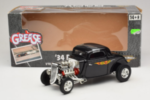 Ford Hot Rod Schwarz Rydell High Grease ERTL 1:18 36602 Druckguss — Bild 6 von 6