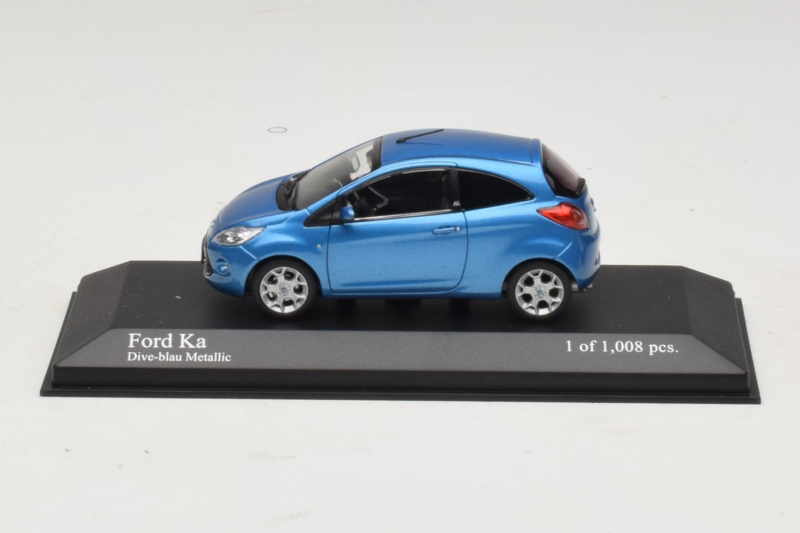 Ford Ka Blue Metallic Minichamps 1:43 400088202 Druckguss