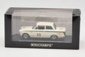 Ford Lotus Cortina Mk1 #59 J. Clark / R. Parsons Sebring 12 Hours 1964 Minichamps 1:43 400648259 Druckguss — Bild 4 von 4
