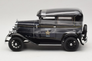 Ford Model A Tudor Police Car Motor City 1:18 43008 Druckguss — Bild 3 von 6