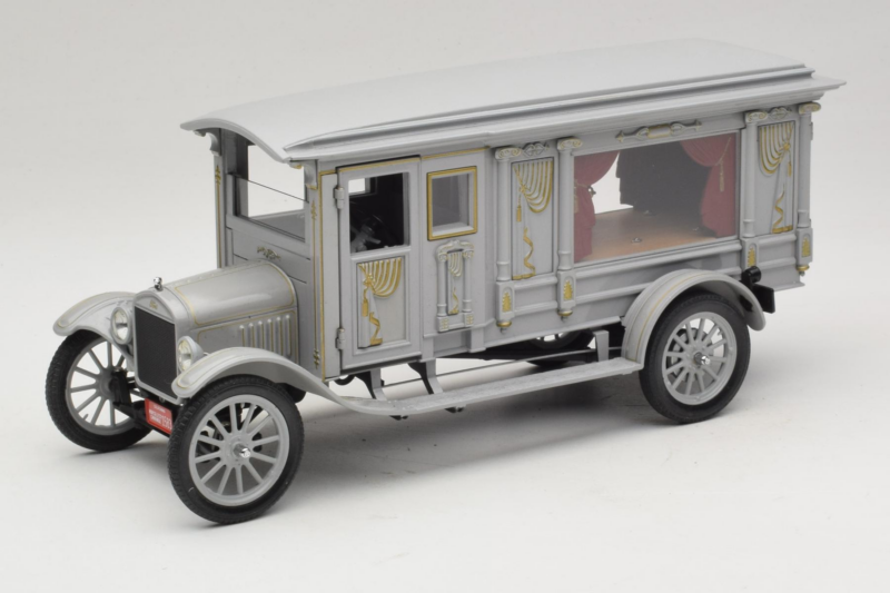 Ford Model T Ornate Carved Hearse Precision Miniatures 1:18 PMSC-07G Druckguss