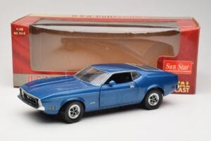 Ford Mustang SportsRoof Blau Sun Star 1:18 3612 Druckguss — Bild 8 von 8