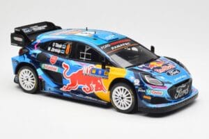 Ford Puma Rally1 #8 O. Tanak / M. Jarveoja 3rd Rally Central Europe 2023 IXO 1:18 18RMC187 Druckguss — Bild 4 von 6