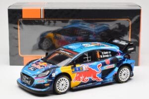 Ford Puma Rally1 #8 O. Tanak / M. Jarveoja 3rd Rally Central Europe 2023 IXO 1:18 18RMC187 Druckguss — Bild 6 von 6