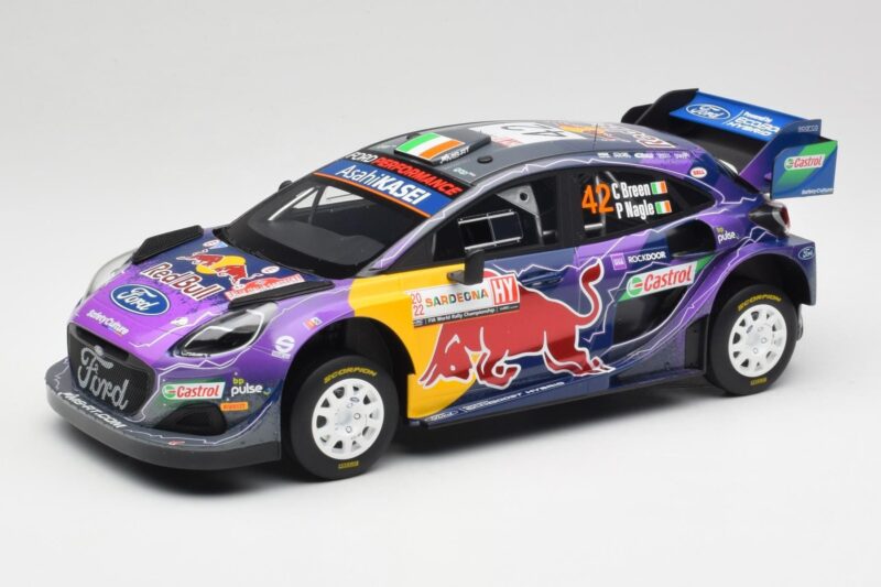 Ford Puma Rally1 #42 C. Breen / P. Nagle M-Sport Ford Rally Italia Sardegna 2022 TopSpeed 1:18 TS0491 Druckguss