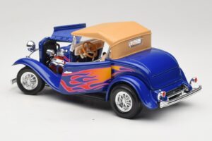 Ford Roadster Street Rod Blau with Fire Road Signature 1:18 92249 Druckguss — Bild 5 von 8
