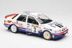 Ford Sierra RS Cosworth 4x4 #3 M. Biasion / T. Siviero Rally Monte Carlo 1992 MCG 1:18 MCG18355R Druckguss — Bild 4 von 6