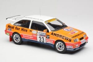 Ford Sierra RS Cosworth #33 R. Brookes RAC Rally 1989 IXO 1:18 18RMC115 Druckguss — Bild 4 von 6