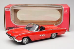 Ford Thunderbird Cabriolet Rot Anson 1:18 30334 Druckguss — Bild 8 von 8